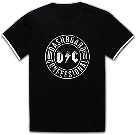 Jgdlkn Men Custom Dashboard Confessional DC Logo Tshirt Black