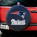 New England Patriots NFL Spare Tire Cover by Fremont Die (Black)