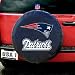Automotive : New England Patriots NFL Spare Tire Cover by Fremont Die (Black)
