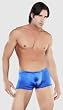 New for Men Comfortable Royal Blue Satin Lycra Pouch Short