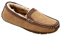 Lamo Sheepskin Australia Sheepskin Halifax Mens Shoes Suede Slippers Driving Mocs Moccasins Chestnut