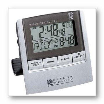 Oregon Scientific RM323A Atomic Travel Clock with World Time