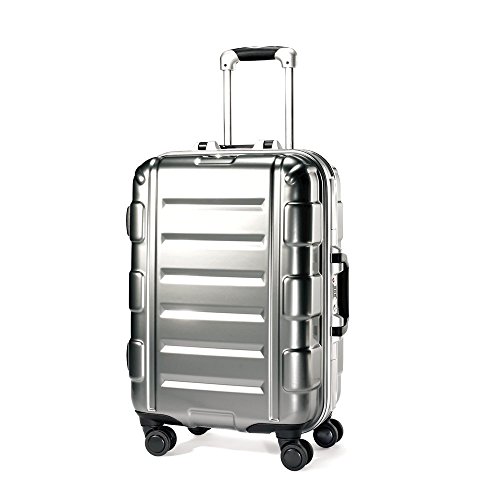 samsonite spinner silver