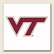 AbsorbaStone Coaster set~ Virginia Tech Hokies ~ 4 Tile Drink Coasters ~ code 981