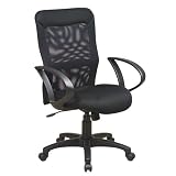 Mesh Back Office Chair with Mesh Seat and Loop Arms [OS-53603-GG]