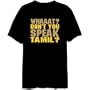 Whaaat Don't You Speak Tamil Languages Mens T-Shirt (Black, Sizes X-Small - XXX-Large)