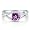 Natural Amethyst Gemstone Sterling Silver Solitaire Woven Ring 0.84 ct - Nickel Free Engagement Wedding Ring Size 5