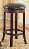 Valley Cherry Leather Bar Stool (Set of 2)