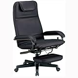 Power Rest Reclining Office Chair, Black (42-by-26.5-by27 Inches)