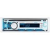 BOSS AUDIO MR762BRGB Marine Single-DIN CD/MP3 Player Receiver, Bluetooth, Detachable Front Panel, Wireless Remote