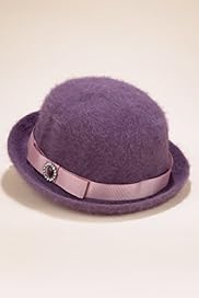 DiamantÃƒÂ© Bead Furgora Bowler Hat with Angora