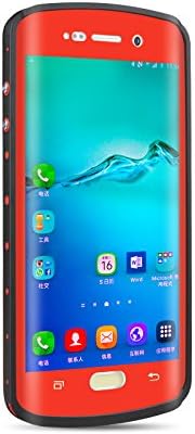 Galaxy S6 Edge Plus Waterproof Case, LYNXTECH Ultra-thin Underwater Dust-Proof, Snow-Proof, Shock-proof, Waterproof Case for Samsung Galaxy S6 Edge Plus (Red)