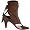 Luichiny Women's Riley Sandal,Coffee,8 M