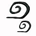 Resin Imitation Water Buffalo Horn Jewelry Ear Tribal, 12mm (1/2'') - Sold as a Pair