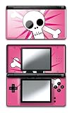 Pink Skulls Design Decal Protective Skin Sticker for Nintendo DS Lite