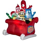 Nickeldeon 6 ft Lighted Yo Gabba Gabba Airblown Christmas Inflatable