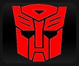 Transformers Autobot Red Vinyl Sticker