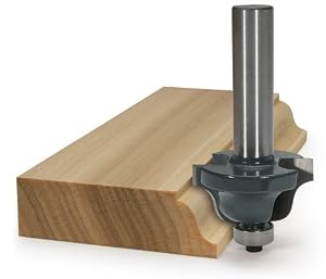 IRWIN Marples Roman Ogee Router Bit – 1/4" Radius, 1/2" Shank For Smooth Tabletop Edges