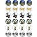 Star Wars Clone Wars 24 Edible Wafer Paper Fairy/Cup Cake Toppers