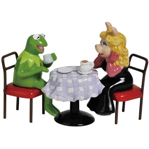 Westland Giftware Coffee Date Magnetic Ceramic Salt and Pepper Shaker Set, 4.25-Inch