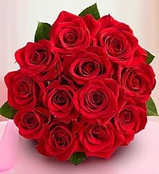 1800Flowers - One Dozen Red Roses - Bouquet Only