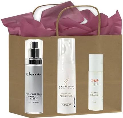Mothers Day Beauty Gift Sets - (Elemis) Pro Collagen Quartz Lift Mask (Domina) Filler Gel (Pure Fiji) FREE Travel Size Cleanser