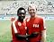 Pele and Bobby Moore - Movie Poster / Print -- FRAMED