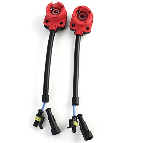 High Quality 2PCS D2S D2C C2R D4S D4C D4R Xenon for HID Bulb Socket Wire Plug Cable Adaptor Converter Connectors