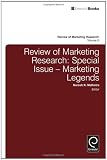 Special Issue - Marketing Legends (Review of Marketing Research)