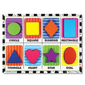 Melissa & Doug Shapes - Chunky Puzzle