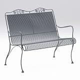 Briarwood High Back Loveseat Finish: Hammered Pewter