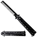 Black Practice Butterfly Comb All Metal 8-7/8