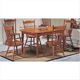 Highland Road Cherry Oval Dining Table Finish: Antique Black, Leg Style: Bun Foot
