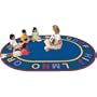 Alphabet Oval Rug 8'3" x 11'8"