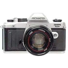 Click here to buy Promaster 2500pk Super 35mm Camera with 50mm F1.7 Lens.
