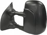99-05 FORD F450 SUPER DUTY PICKUP f-450 MIRROR LH (DRIVER SIDE) TRUCK, Manual, Telescopic Double-Swing Type, w/o Signal, small blind spot (fish eye) included (1999 99 2000 00 2001 01 2002 02 2003 03 2
