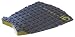H2O Surfboard Traction - Team Designed QSx Quad Square Profile. Grey / Red