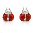 Earrings With Cubic zirconia and Simulated gems Made in 925 Sterling silver. Total item weight 5.9g Length 18mm