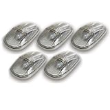 Pacer Performance 20-245C Hi-Five Clear Dodge Style Cab Roof Light, (Pack of 5) by Pacer Performance