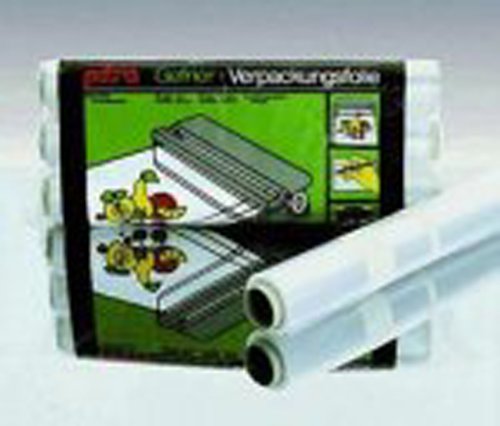 Petra FO 60 Gefrier- und Verpackungsfolie, 3 Rollen à 10 m, Beschreibbar Transparent