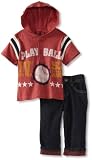 Nannette Boys 2-7 2 Piece Play Ball Denim Pant Set