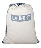 DAZZ Laundry Print Bag with Carry Handle, Beige