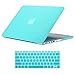 Macbook Pro 13 Retina Case Soft Finish Protective Hard Slim Case with Keyboard Cover for Apple 13-inch MacBook Pro Retina Display Laptop Computer (Model: A1502 and A1425) - Turquoise