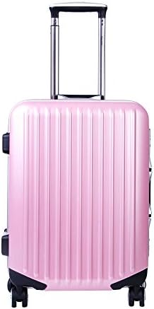 Amzdeal Trolley Case Luggage Case Suitcase (Sakura Pink 20'')