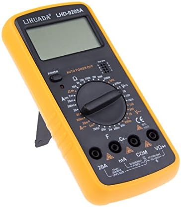 Amp Meter Tester Handheld Megohmmeter Digital Multimeter DMM w/ Capacitance &amp; hFE Test voltmeter Multimetro Ammeter DT9205A