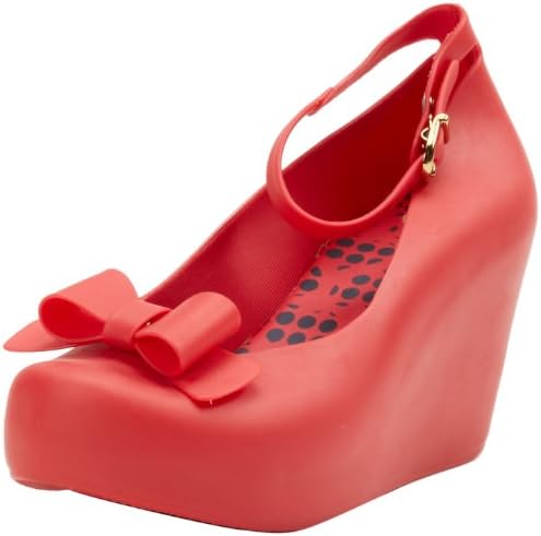 mel Dreamed by melissa Women's Toffee Apple II Wedge Pump