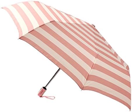 OUBAO Folding Durable Classic Rain Automatic Umbrella (Pink)