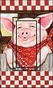 Precious Piggy Pig Scene Single Rocker Switchplate Light Switch Cover Accent Wall Decor Art Print Switchstix from IdeaStix by Pam Marker
