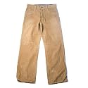 Abrasion Wash Slim Fit Corduroy Pant by Plugg - Chestnut