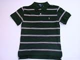 Polo Ralph Lauren Boys Striped Polo Shirt - Green & Grey